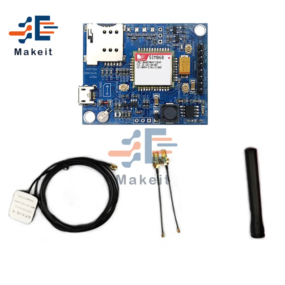Макетная плата SIM868 модуль GSM/GPRS/Bluetooth/GPS замена SIM808with STM32 51 программа для Raspberry Pi