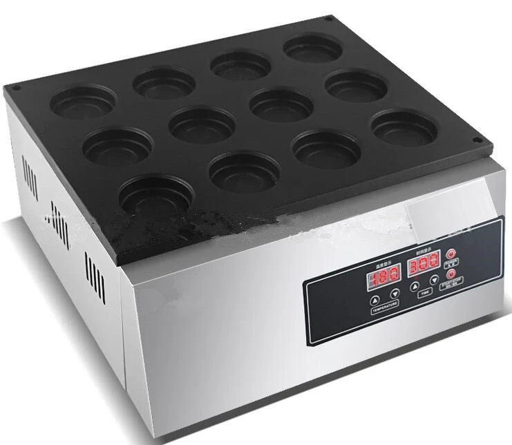 12 отверстий цифровой тайваньский колесо в форме Красного фасоли торты машина