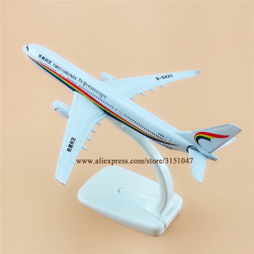 16 см Air CHINA TIBET Airbus 330 A330 Airlines модель самолета из сплава металла литья под давлением