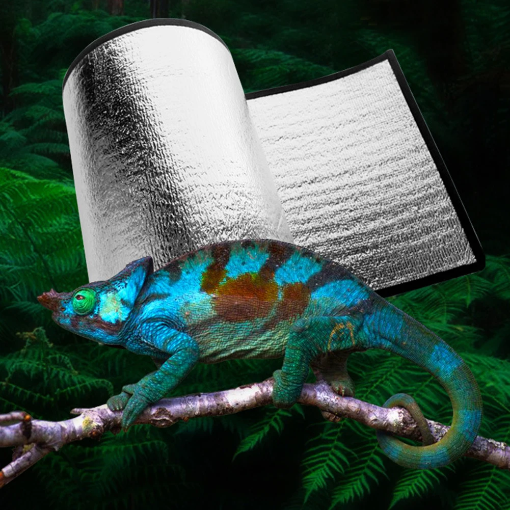 Reptile Heating Mat Reflective Film Pet Breeding Brooder Incubator Animals Pad Heat Mats | Дом и сад