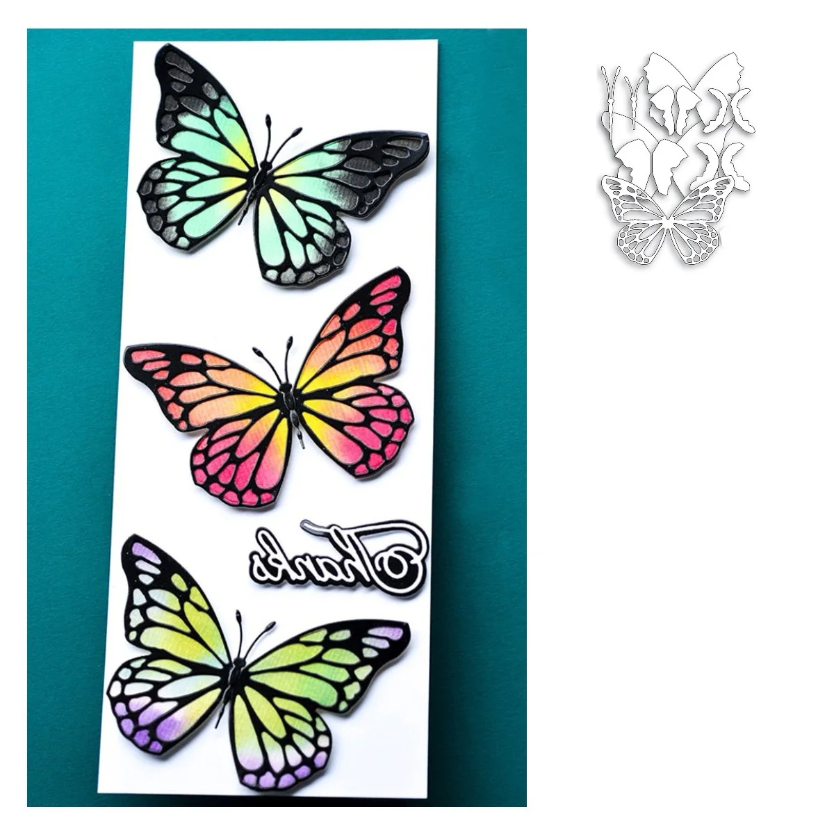 

Hot Sale Butterfly Metal Cutting Die Scrapbook Embossed Paper Card Album Craft Template Cut Stencils New for 2021 Arrive