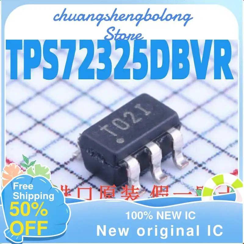 

10-200PCS TPS72325DBVR TPS72325 T02I T021 New original IC