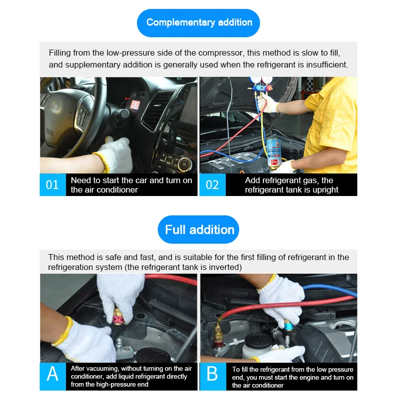 

Car Air Conditioner Refrigerant Non-corrosive R134A Environmental Protection Car Water Filter Refrigerator Safe Coolant