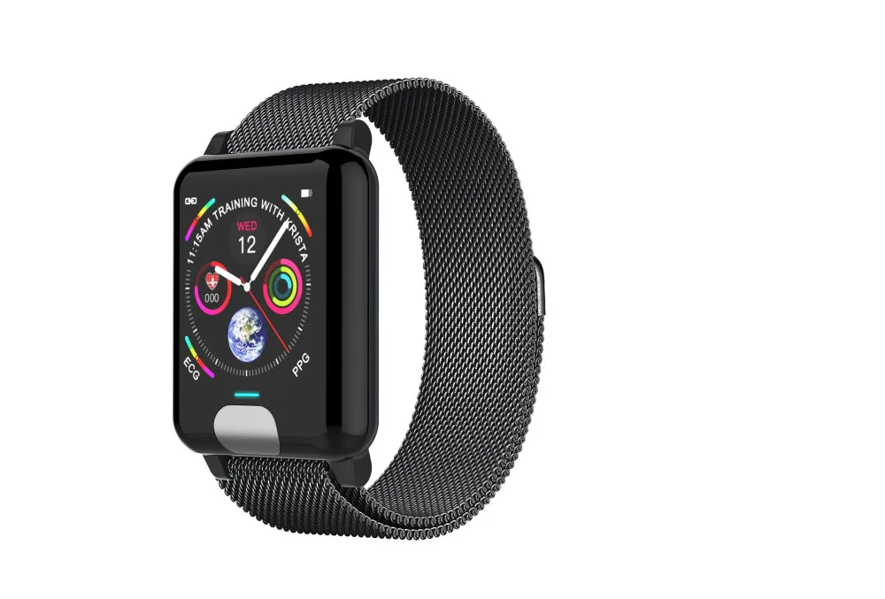 Смарт браслет E04 мониторинг кровяного кислорода и давления ЭКГ 1 3 &quot