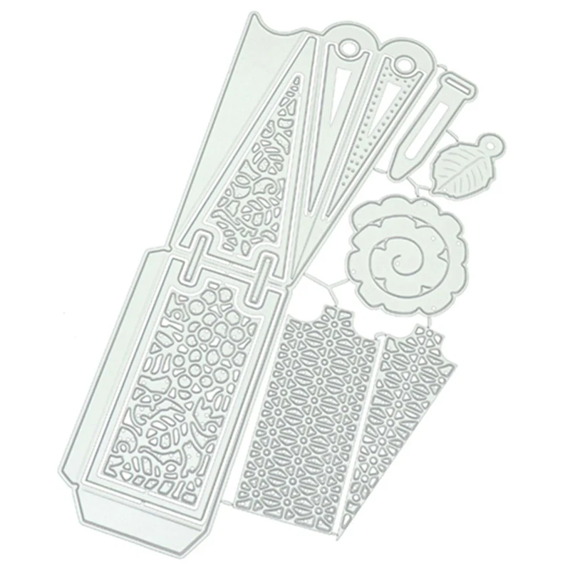 

For Gift Box Metal Cutting Dies Pointed Embossing Scrapbooking Stencil Craft Cut Die For DIY Card Crafts Handmade