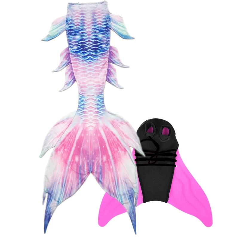 Купальный костюм для девочек с хвостом русалки детские костюмы косплея хвост