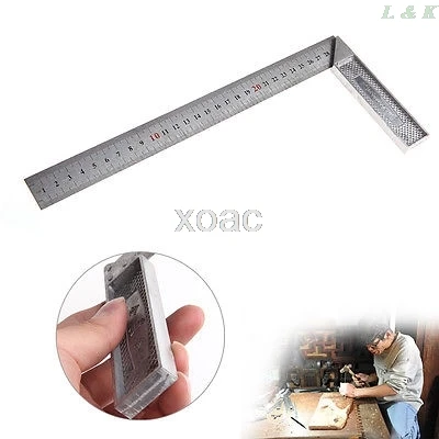 1 шт. квадратная линейка из нержавеющей стали 30 см|angle measuring|steel squareruler square |