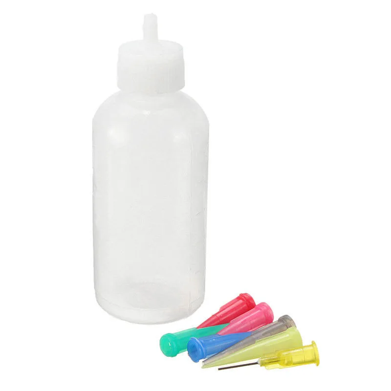 

5PCS Honey Condiment Bottle 50ml Kitchen Squeeze Set Pacl Home Ketchup Jam Painting Pot Kitchen Condiment Bottle