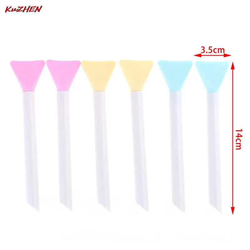 

2Pc Professional Makeup Brushes Silicone Face Mask Brush Silicone Gel DIY Cosmetic Beauty Face Care Tools