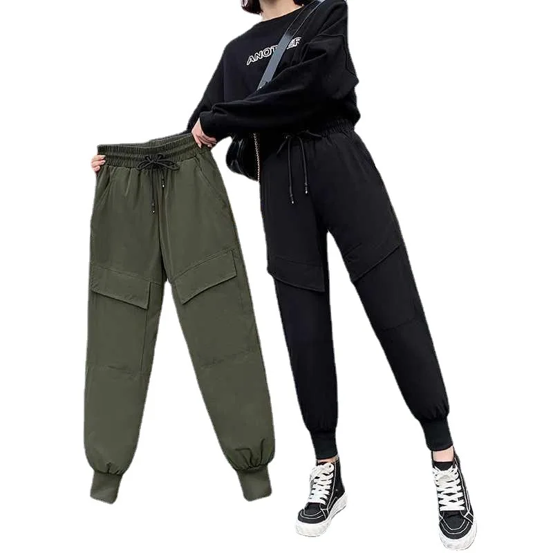 Зимние женские уличные свободные спортивные утепленные комбинезоны с высокой