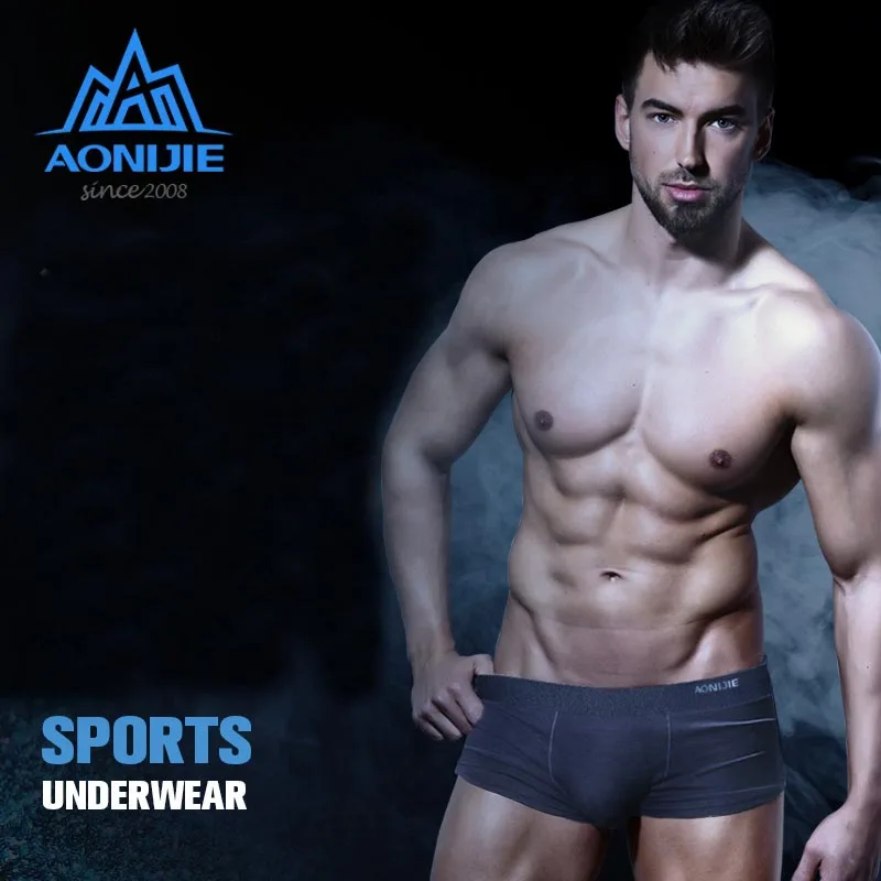 Aonijie 3 шт./компл. Спортивное нижнее белье быстросохнущие комфортные трусики из