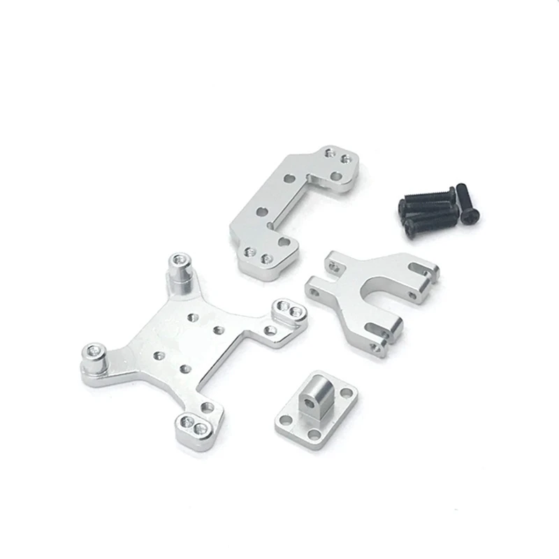 

Front & Rear Shock Absorber Tower Mount Board Upgrade Accessories with Metal Steering Cup Swing Arm Upgrade Parts Kit