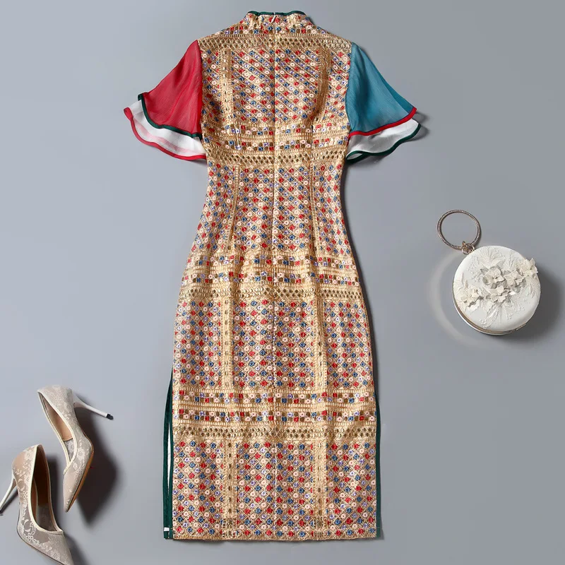 Shanghai story Qipao women vintage embroidery Chinese Cheongsams | Тематическая одежда и униформа