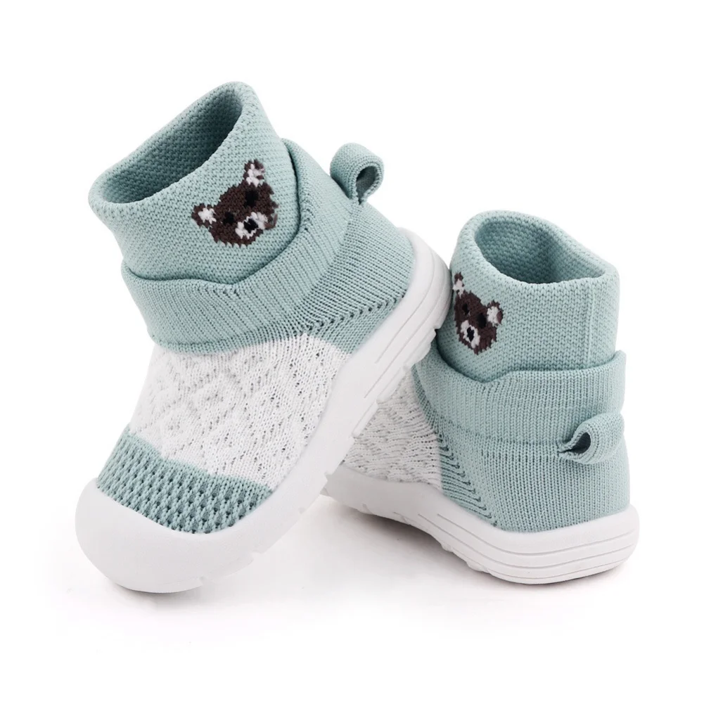 Zapatos de calcet&iacute;n antideslizantes para beb&eacute;, zapatillas transpirables de suela suave para ni&ntilde;a y ni&ntilde;o, zapatos informales para ni&ntilde;o-2