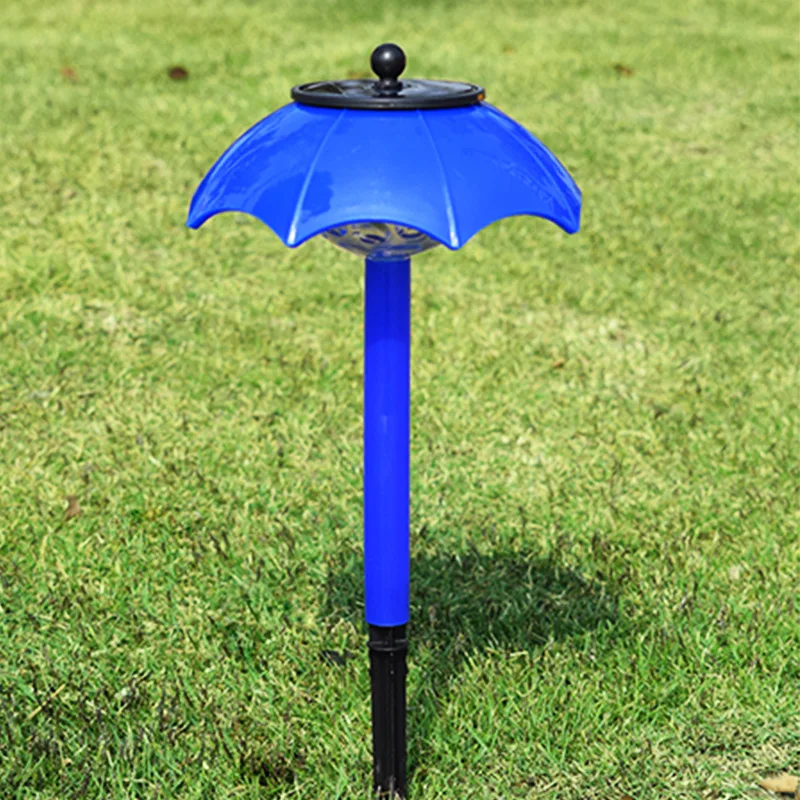 LED Waterproof ABS Solar Umbrella Light Color Gradient Flashing Outdoor Lawn Courtyard Garden Underground Scenery Li | Лампы и