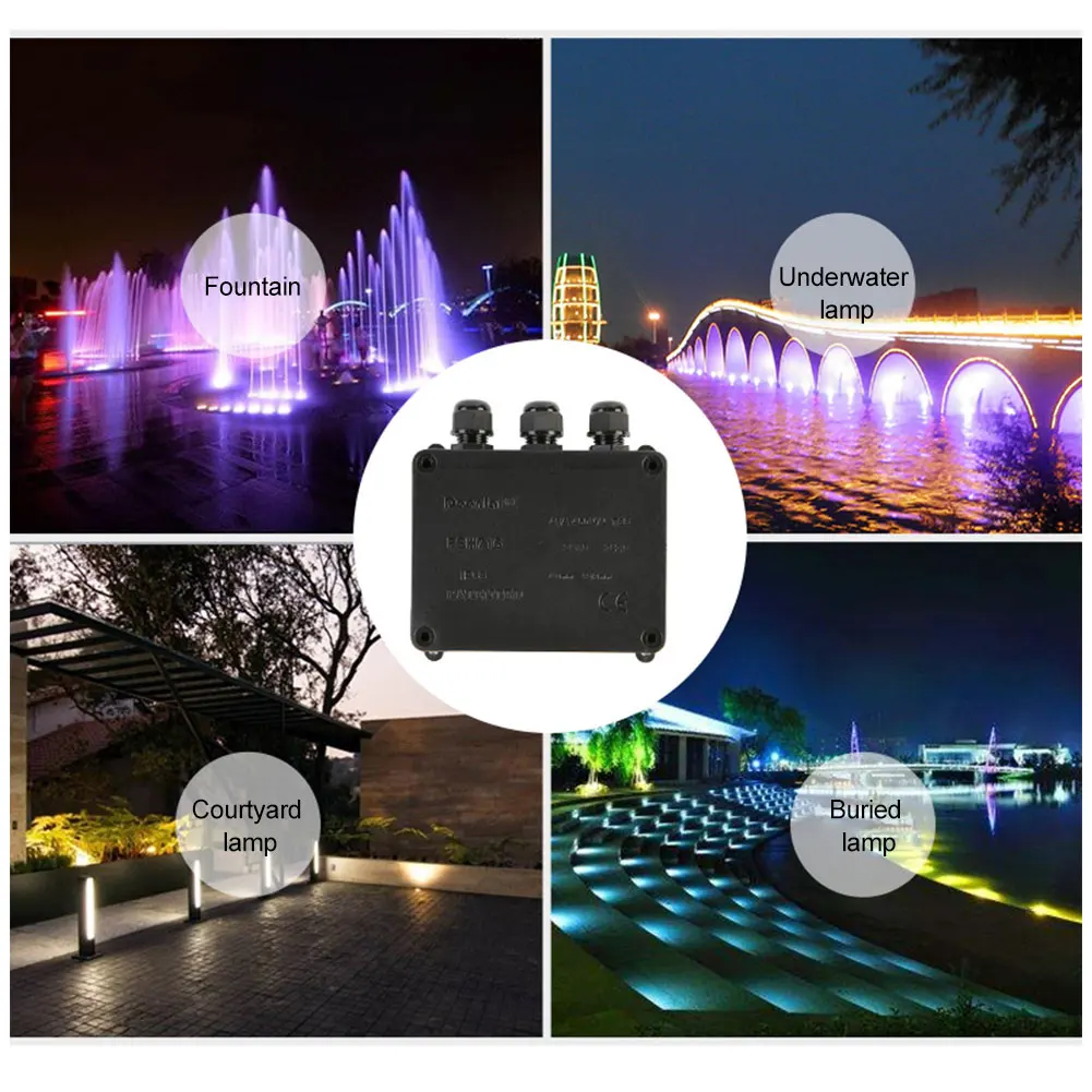 Водонепроницаемый корпус IP68 электрическая домашняя распределительная коробка