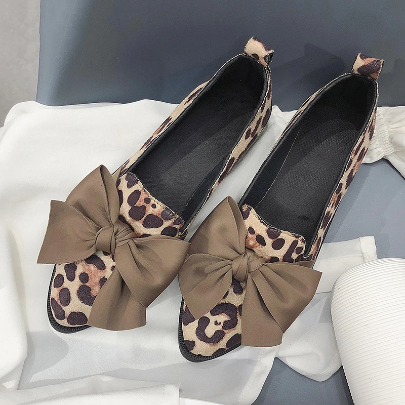 2019 г. Классическая брендовая повседневная обувь женские лоферы с бантом