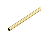 Латунная круглая труба uxcell, длина 300 мм, внешний диаметр 5,5 мм, толщина стенки 0,5 мм, бесшовная прямая труба