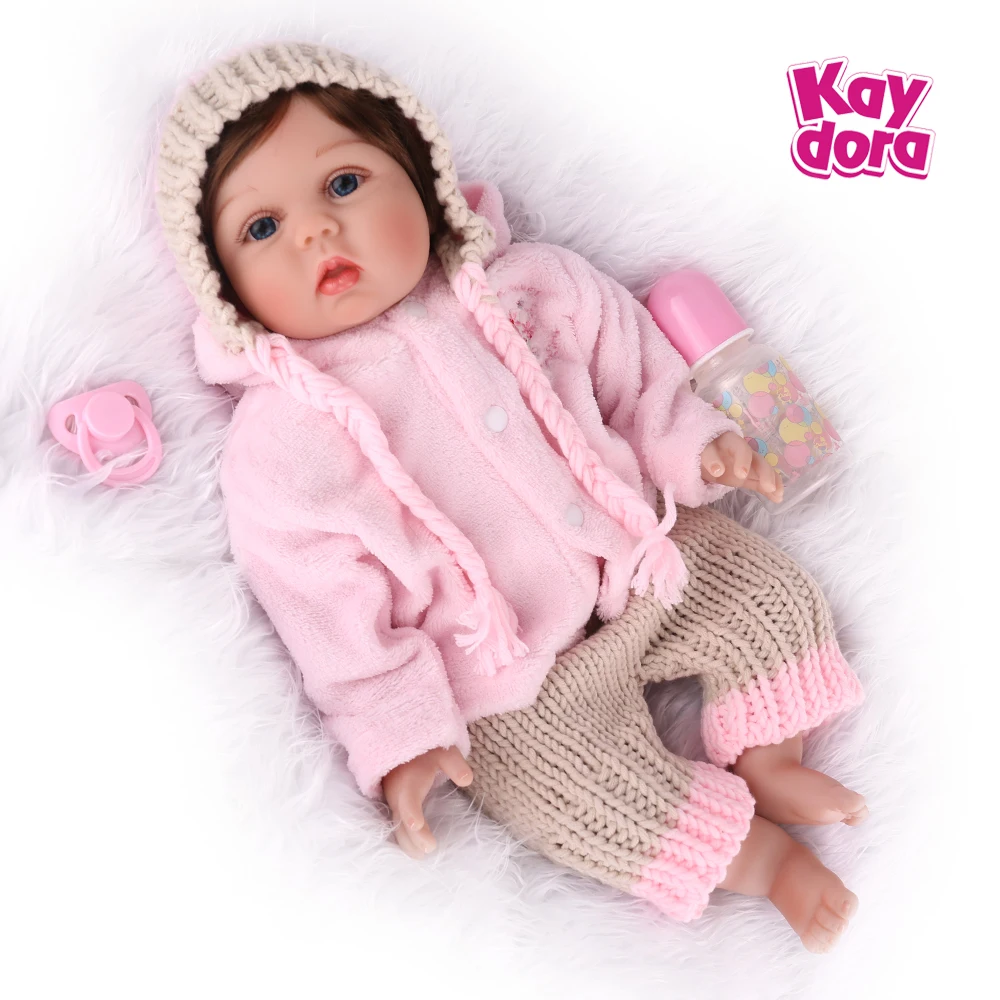 Кукла реборн тканевый Реалистичная Детская кукла 55 см 22 дюйма подарок на день
