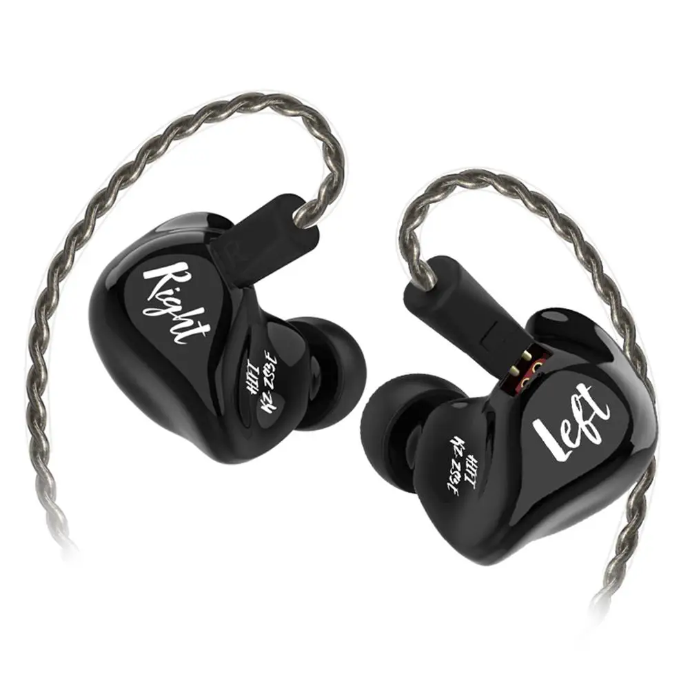 Плотным верхним ворсом KZ ZS3E наушники 1DD динамический внутриканальные мониторы