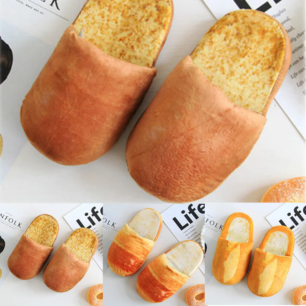 

Adult winter shoes women Slippers Warm Home Shoes Look Bread Bun Plush Cotton Shoes indoor slippers chaussons femme hiver 9.17