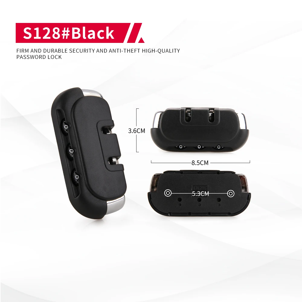 DILONG S128 Trolley suitcase lock accessories digital code buckle lock repair replacement luggage side anti-theft locks