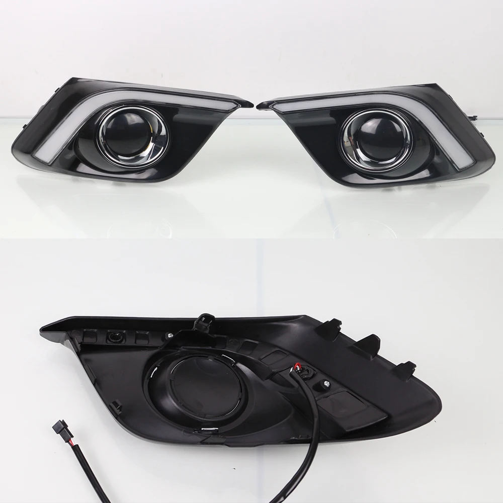 1 пара автомобильных мигающих дневных ходовых огней для Mazda 3 Mazda3 Axela 2013 2014 2015 2016