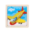 Wooden Childrens Puzzle 9 Pieces Of Woody Forest Animal Shape Story Puzzle Children Adults Vehicle Puzzles Educational Games