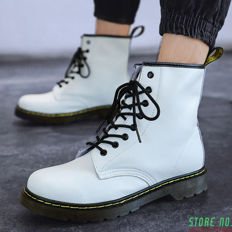 Winter Platform Unisex Ankle Boots Casual Comfortable Men's 