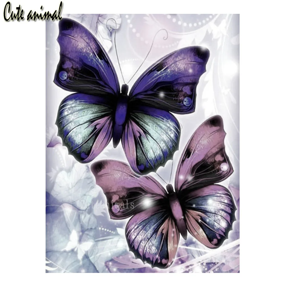 

5D diamond painting full square round drill Beautiful butterfly color art diamond mosaic Cross stitch kit diamond embroidery new