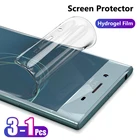 Для Sony Xperia 1 10 5 II III IV XZ3 XZ2 XZ1 XZ XA2 XA1 Ultra Plus Передняя тонкая полное покрытие мягкая Гидрогелевая защитная пленка из ТПУ для экрана