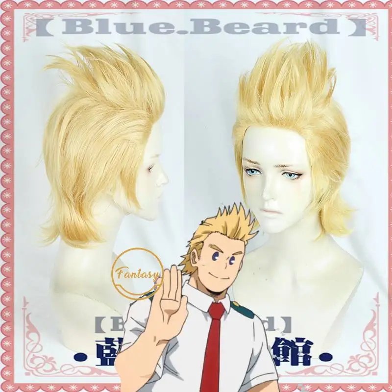 Золотой парик Моя геройская Академия мирио тоогата косплей ролевые игры моя +