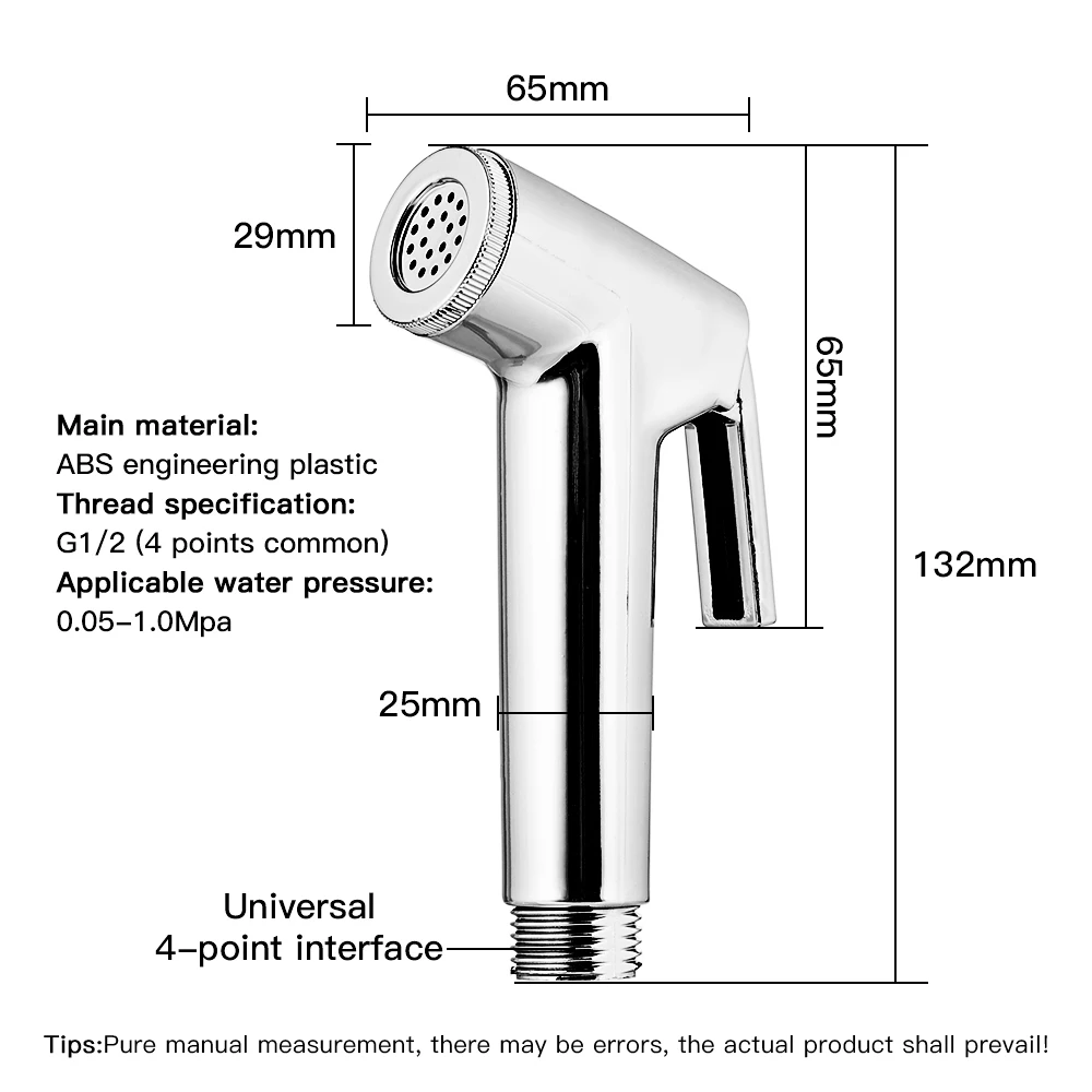 Ручной распылитель для биде смеситель из нержавеющей стали ванной ручной