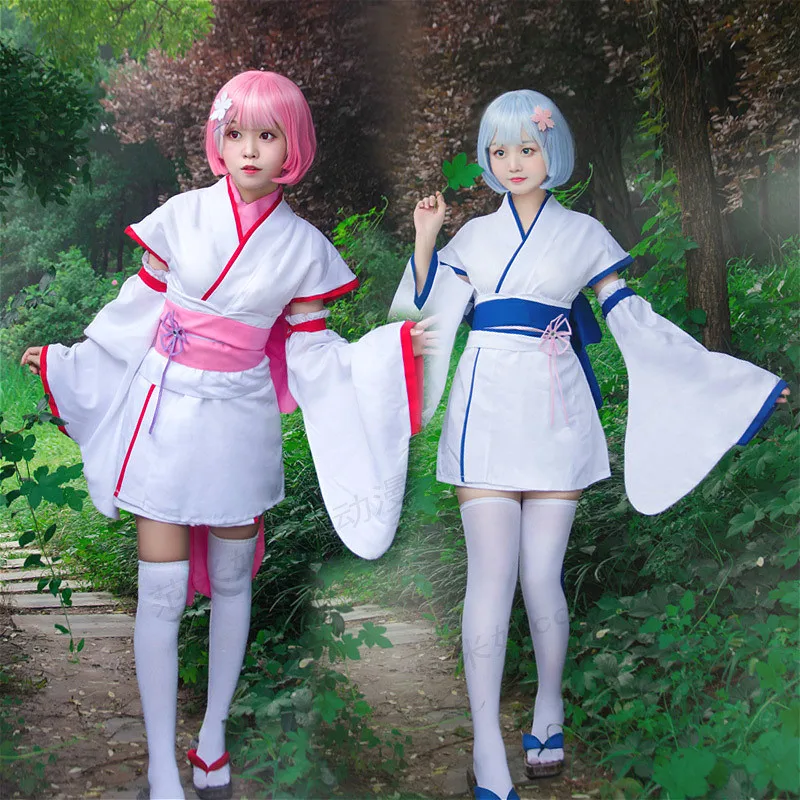 Костюм для косплея Rem Ram Cos из аниме Re Life In A комплект одежды в другом мире платья