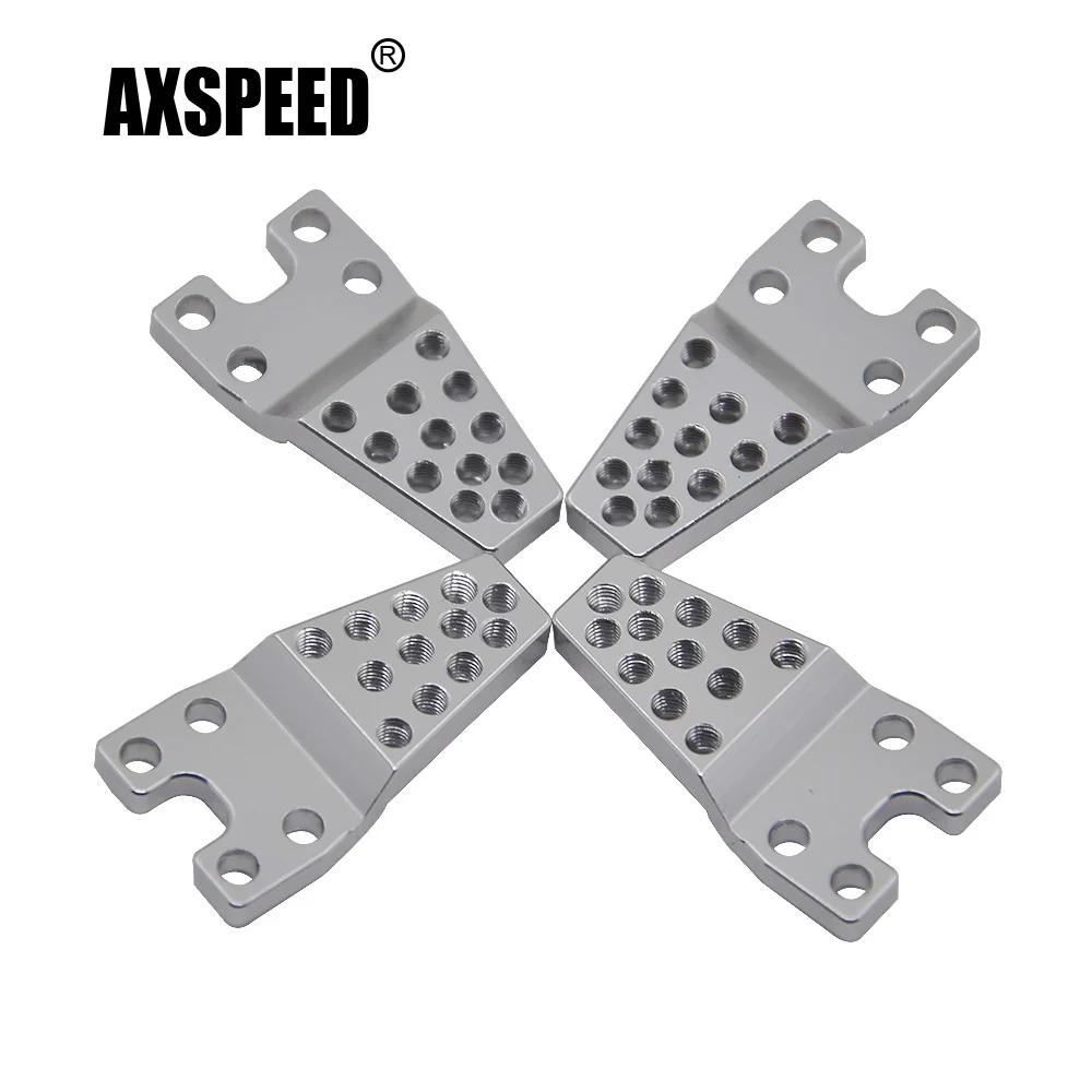 

Регулировка сиденья AXSPEED Крепление-подъемник, Алюминиевый нижний амортизатор, 4 шт., для радиоуправляемого гусеничного автомобиля SCX10 1/10