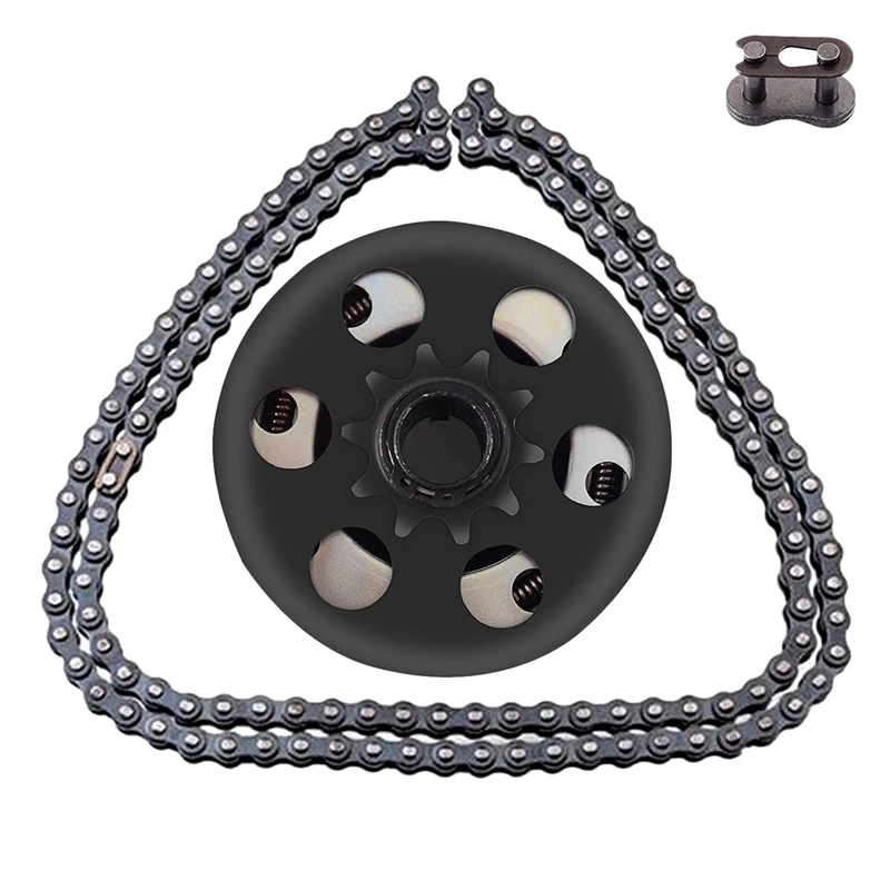 

For Go Kart Clutch, 3/4 Inch 10 Tooth for 40/41/420 Chain, Centrifugal Clutch for Go Kart Minibike and Fun Kart Engine