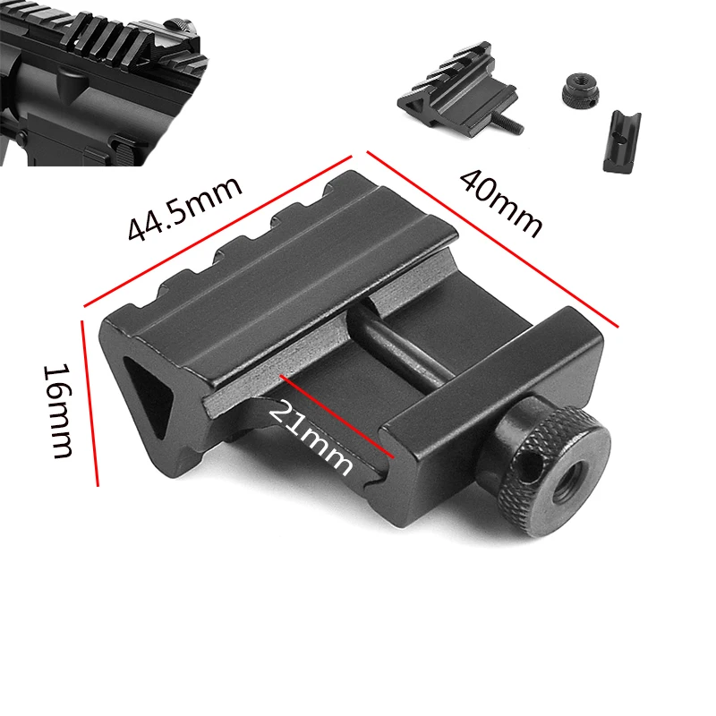 45 градусов угол охотничий прицел крепление алюминиевый смещение 4 Слот боковой
