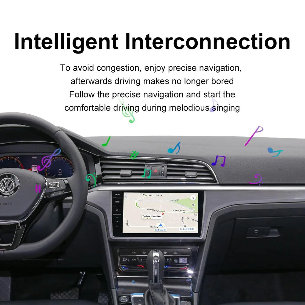 Для Apple беспроводной Carplay AI Box 4 + 32G автомобильный мультимедийный плеер Mirror Link для
