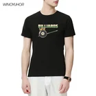 Мужская футболка бильярдный стол для игры в пул с принтом для снукера и игр, летняя повседневная футболка с коротким рукавом, одежда для фитнеса в стиле хип-хоп