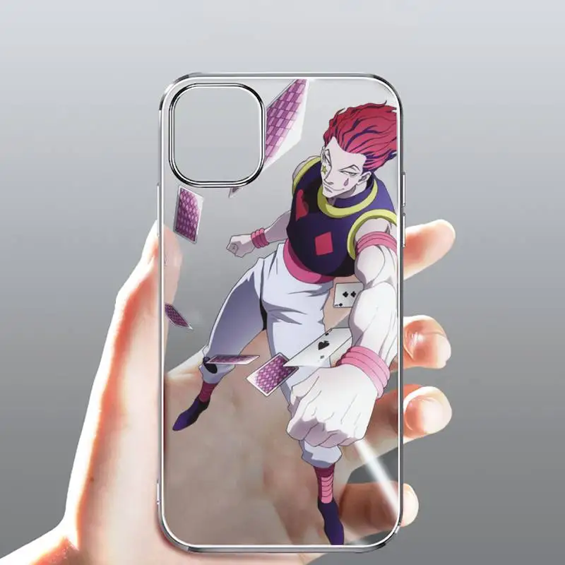 

Hisoka Anime Hunter X hunter Phone Case Transparent for Clear iPhone case 11 12 mini pro XS MAX 8 7 6 6S Plus X 5S SE 2020 XR