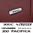 Наклейка для переднего сиденья, металлические значки для тюнинга Chrysler 300 hemi Aspen Crossfire Pacifica PT Cruiser, автомобильные аксессуары