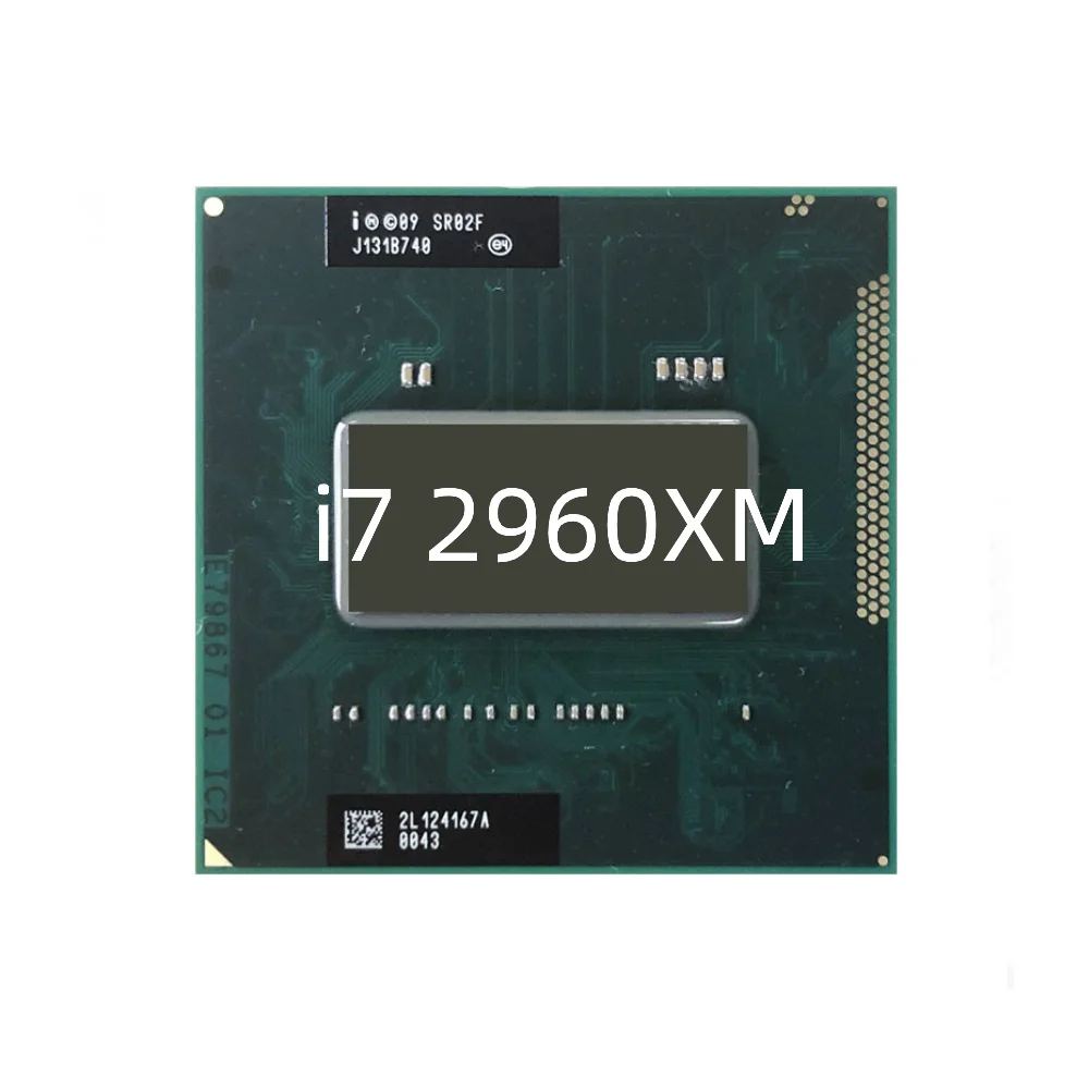 

Intel Core i7-2960XM i7 2960XM SR02F 2.7 GHz Quad-Core Eight-Thread CPU Processor 8M 55W Socket G2 / rPGA988B