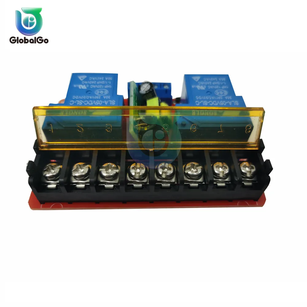 2 канальный релейный переключатель доска 30A высокий и низкий уровень запуска