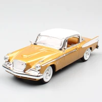 road signature 143 scale classic small studebaker golden hawk 1957 replicas car diecasts toy vehicles hardtops model gold boy