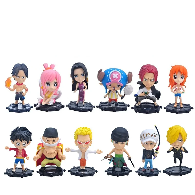 

Bandai One Piece 6 AB 9cm One Piece Luffy Ace Tony Tony Chopper Manga Anime Model Decoration Doll Boy Toy