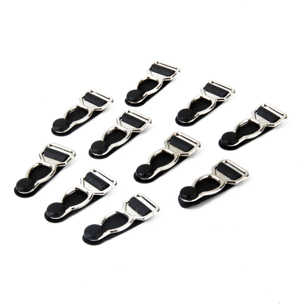 

20x Corset Leg Belt Clip Hooks Suspender Ends Hosiery Stocking Grips
