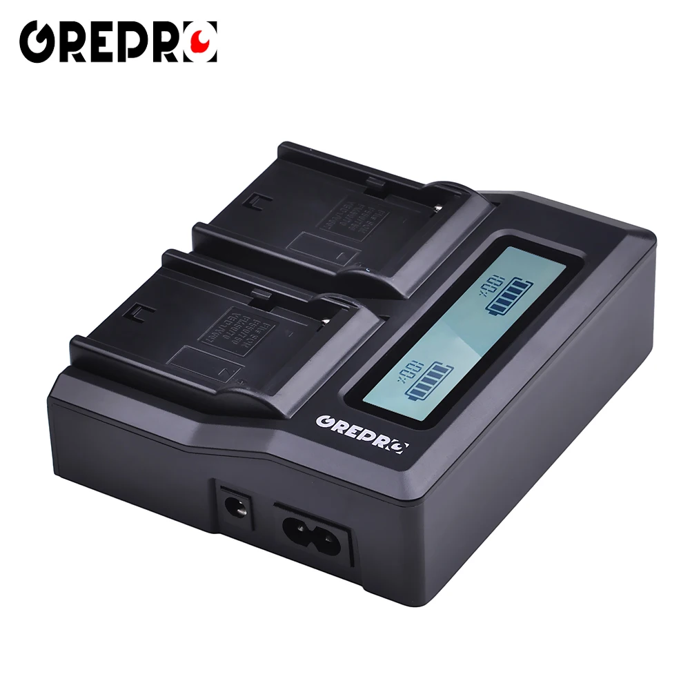 Быстрое Двухканальное зарядное устройство для аккумулятора SONY FM50 FM500H F970 F960 F770 F750