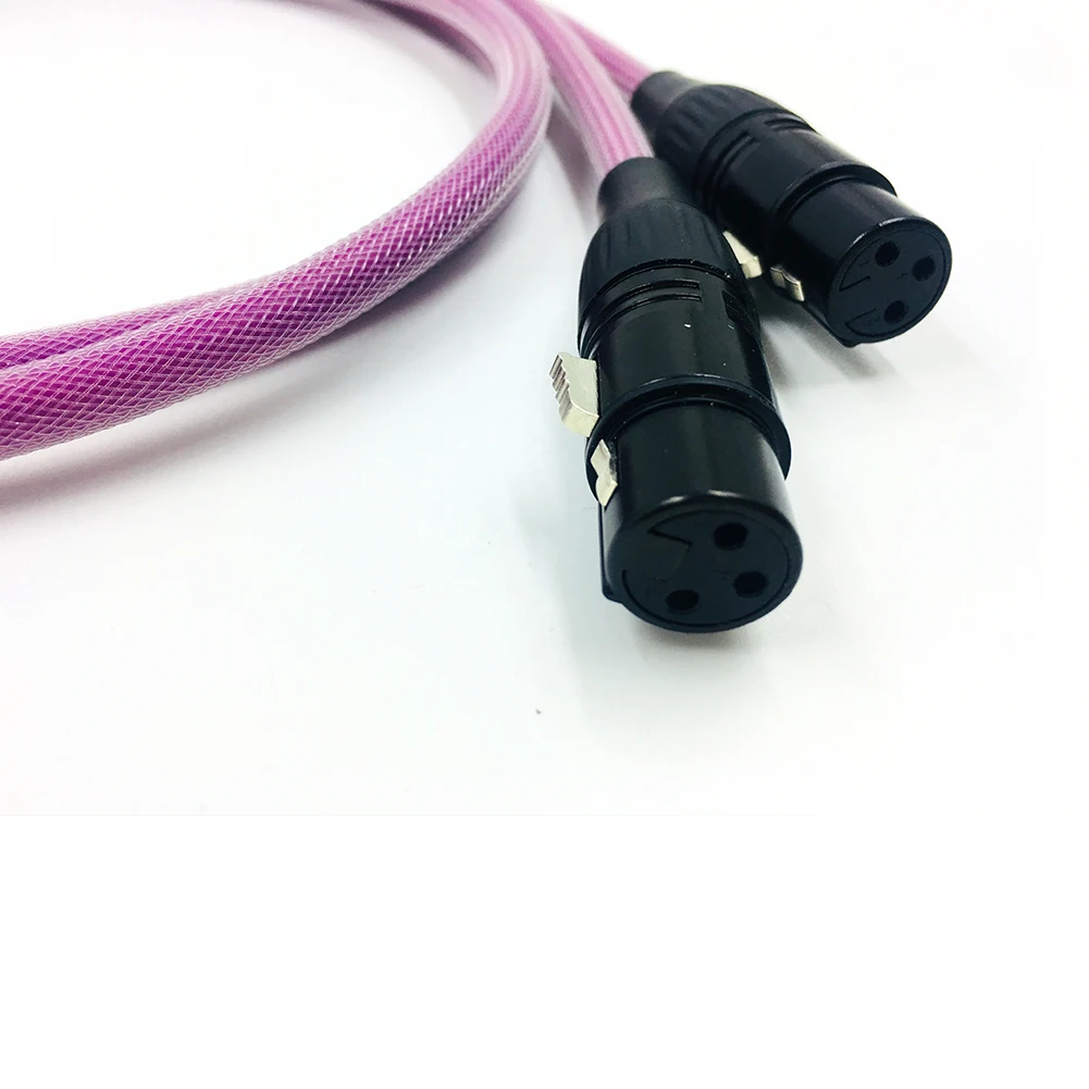 Одна пара аудиокабель Hi Fi 2RCA к 2 XLR усилитель звука DVD плеер сбалансированный