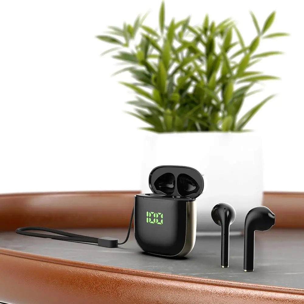 DSstyles, WK-60, TWS, беспроводные наушники, Bluetooth 5,0, наушники со светодиодным дисплеем, шумоподавление, Спортивная гарнитура