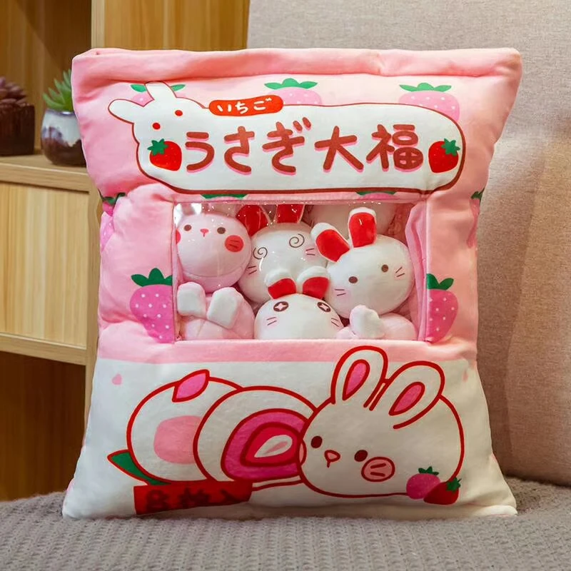 В Plushie сумка пудинг игрушки Мини Животные кукла Сакура в виде кролика кота
